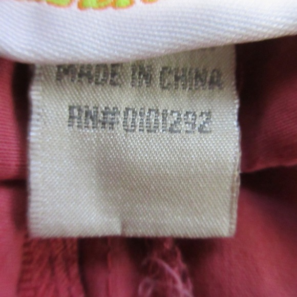 Lulu B Capri Pants Women 6 Pink Bratz Buckle Cargo Crop Low Rise Cinch Baggy 312 - Picture 6 of 14